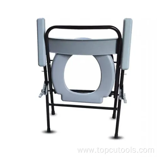 Medical Bathroom Assist Folding Toilet Chair Plastic Toilet Commode Chair Portable Toliet Seat for Patients